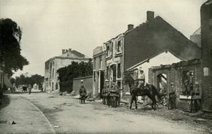 Visé in den Händen der Deutschen, 1919 von Unbekannt