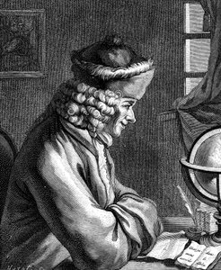 Voltaire, französischer Autor, Dramatiker, Satiriker und Schriftsteller des 18. Jahrhunderts