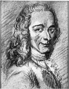 Voltaire, französischer Aufklärer, Essayist, Deist und Philosoph, 18. Jahrhundert von Unbekannt