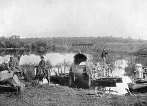 Warten an der Fähre, Paraguay, 1911