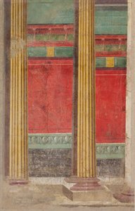 Wandmalerei aus Raum F der Villa von P. Fannius Synistor in Boscoreale, ca. 50-40 v. Chr. von Unbekannt