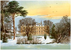 Warter Priory, in der Nähe von Pocklington, Yorkshire, Heim der Familie Wilson, um 1880