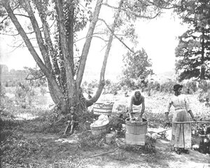 Wäscherinnen, El Paso, Texas, USA, um 1900