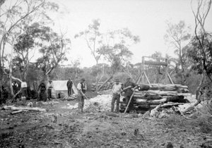 Wasserfall-Goldmine, Boorara, Kalgoorlie, Westaustralien