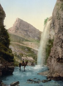 Wasserfall in der Nähe von Kislowodsk, Russland von Unbekannt