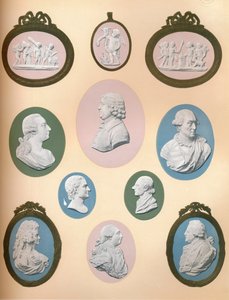 Wedgwood-Porträtmedaillons im Besitz von Messrs. Stoner & Evans
