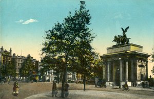 Wellington Arch, Eingang zum Green Park, London, ca. 1915