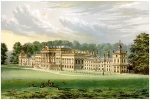 Wentworth Woodhouse, Yorkshire, Heimat von Earl Fitzwilliam, ca. 1880