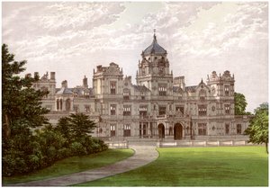 Westonbirt House, Gloucestershire, Heim der Familie Holford, um 1880 von Unbekannt