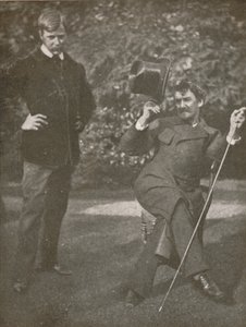 Whistler und Menpes, ca. 1885, 1904