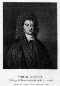White Kennet 1660-1728, Historiker und Bischof von Peterborough, 1803