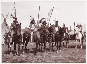 Wildwest-Show, um 1905