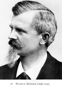 Wilhelm Maybach, deutscher Erfinder und Automobilkonstrukteur, ca. 1900
