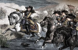 Wilhelm III. an der Boyne, 1690, um 1880