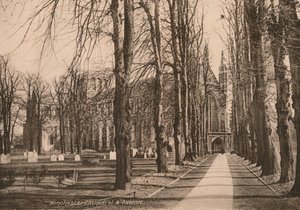 Winchester Cathedral und Avenue, Hampshire, frühes 20. Jahrhundert