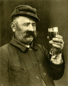 Weinbauer, Burgenland, Österreich, ca. 1935