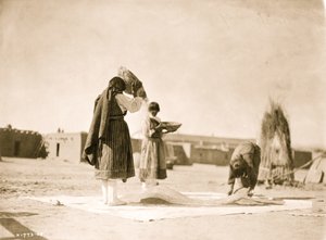 Weizen winnowen - San Juan 1905 von Unbekannt