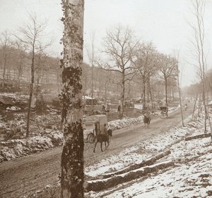 Winter, Genicourt, Nordfrankreich, ca. 1914-1918