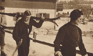 Wintersport, Österreich, 1935, 1937 von Unbekannt
