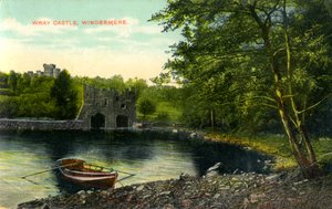 Wray Castle, Claife, Lancashire, frühes 20. Jahrhundert von Unbekannt