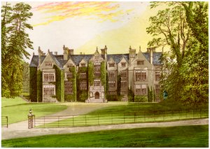 Wroxton Abbey, Oxfordshire, Heimat der Familie North, um 1880
