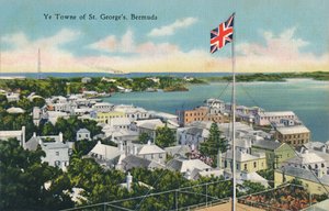 Die Stadt St. Georges, Bermuda, frühes 20. Jahrhundert