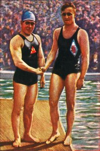 Yoshiyuki Tsuruta und Erich Rademacher, 1928