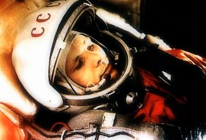 Juri Gagarin, russischer Kosmonaut, 1961 von Unbekannt