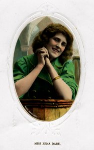 Zena Dare, englische Schauspielerin, frühes 20. Jahrhundert von Unbekannt