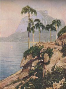 Der Hügel von Gavea - Aussichten, die das Auge entlang der kurvenreichen Küste von Rio De Janeiro verzaubern, ca. 1935