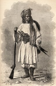 Ein afghanischer Soldat, Illustration aus 