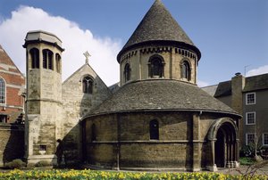 Kirche des Heiligen Grabes, 12. Jahrhundert, Cambridge, UK von Unbekannt Unbekannt