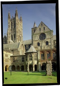 Außenansicht der Canterbury Kathedrale, Kent