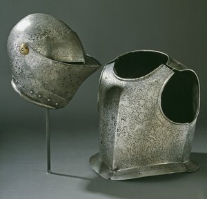 Helm und Rüstung, um 1620