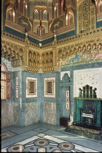 Innenansicht, Cardiff Castle, Wales, erbaut um 1875 von Unbekannt Unbekannt