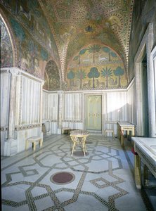 Sala di Ruggero von arabischen und byzantinischen Handwerkern, Palazzo dei Normanni, Palermo, Italien von Unbekannt Unbekannt