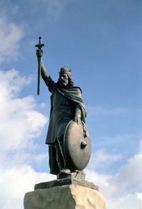 Statue von Alfred dem Großen (849-99)