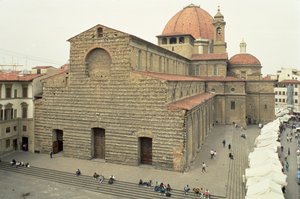 Die Kirche und Basilika von San Lorenzo, Florenz von Unbekannt Unbekannt
