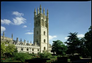 Der Große Turm, Magdalen College, Oxford, erbaut 1492-1509