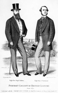 Der ehrenwerte Hugh Childers und der ehrenwerte C. Fortescue, 1871 von Unbekannt Unbekannt