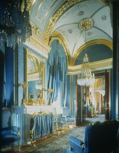 Das Schlafzimmer des Zaren in den Privaträumen des Großen Kremlpalastes von Unbekannt Unbekannt