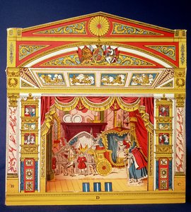 Spielzeugtheater, spätes 19. Jahrhundert