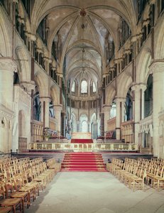 Ansicht des Chors, Kathedrale von Canterbury, gebaut 1098-1130 von Unbekannt Unbekannt