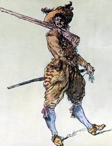 Ein Musketier aus der Zeit des Dreißigjährigen Krieges von Unbekannter Künstler