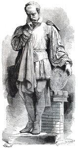 Eine Statue von Bernard Palissy