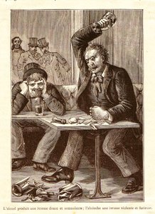Absinth versus Alkohol, ca. 1900
