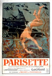 Filmplakat Parisette von Louis Feuillade 1921 (Stummfilm)