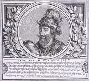 Afonso III. von Portugal (Lithografie) von Unbekannt