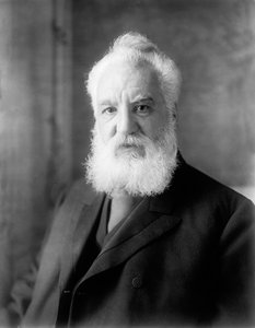Alexander Graham Bell, Vereinigte Staaten, um 1918 (s/w Foto)