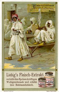 Algerische Szenen: Vor dem Kaffeehaus von Unbekannter Künstler